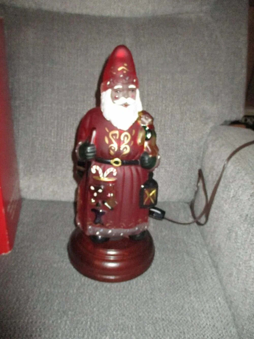 Old World Christmas Santa Light Father Christmas with Toys